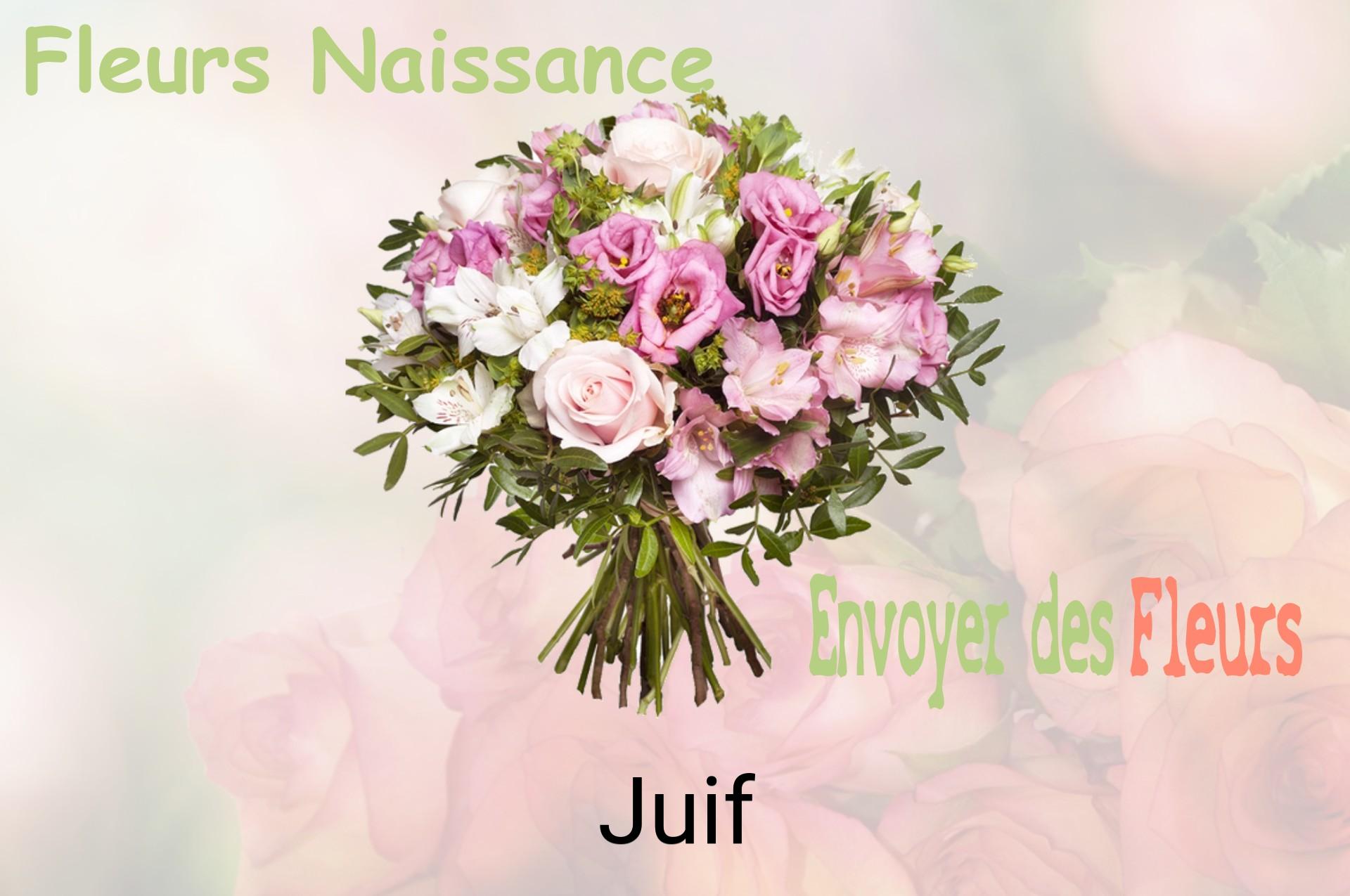 Bouquet de fleurs de naissance livré à Juif